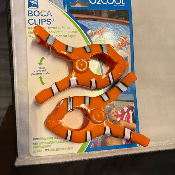 Orange Boca Clips - Picture 1 of 4